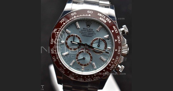 Daytona 126506 904L SS VSF 1:1 Best Edition Ice Blue Dial Sticks Markers on 904L SS Bracelet Super Clone Asian DD4131