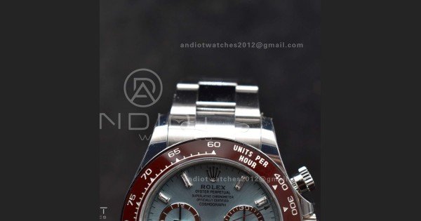 Daytona 126506 904L SS VSF 1:1 Best Edition Ice Blue Dial Sticks Markers on 904L SS Bracelet Super Clone Asian DD4131