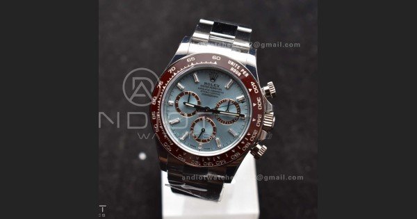 Daytona 126506 904L SS VSF 1:1 Best Edition Ice Blue Dial Sticks Markers on 904L SS Bracelet Super Clone Asian DD4131