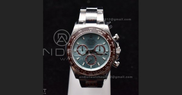 Daytona 126506 QF 1:1 Best Edition Ice Blue Dial Stick Marker on SS/YG Braclet SH4131 V5