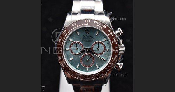 Daytona 126506 QF 1:1 Best Edition Ice Blue Dial Stick Marker on SS/YG Braclet SH4131 V5