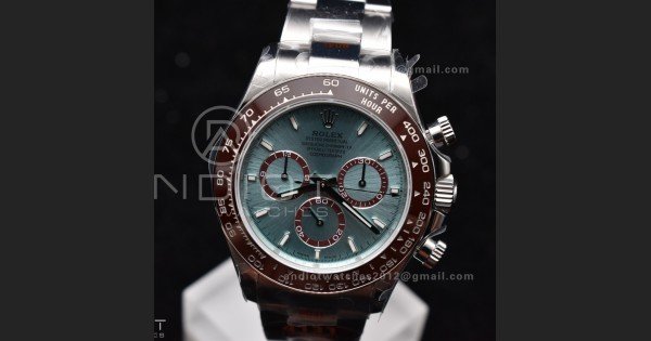 Daytona 126506 QF 1:1 Best Edition Ice Blue Dial Stick Marker on SS/YG Braclet SH4131 V5