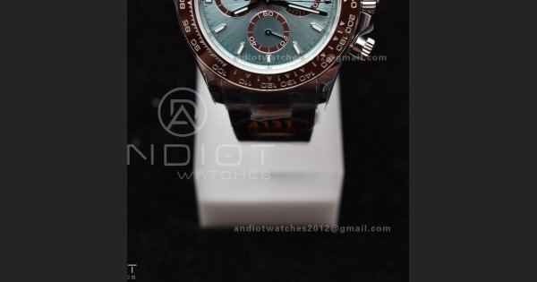 Daytona 126506 QF 1:1 Best Edition Ice Blue Dial Stick Marker on SS/YG Braclet SH4131 V5