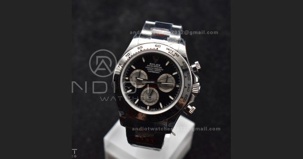 Daytona 126509 QF 1:1 Best Edition Black/Silver Dial on SS Bracelet SH4131 V5