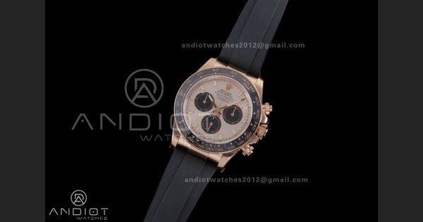 Daytona 126515 Gain Weight VSF 1:1 Best Edition RG Dial Black Sub-dial Stick Marker On Oyster-flex Strap DD4131