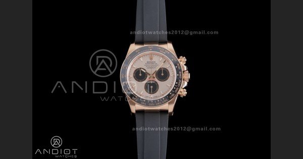 Daytona 126515 Gain Weight VSF 1:1 Best Edition RG Dial Black Sub-dial Stick Marker On Oyster-flex Strap DD4131