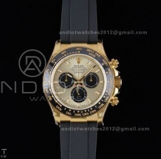 Daytona 126518 QF 1:1 Best Edition YG Dial on Oysterflex Strap QF4131 V10 (Gain Weight)