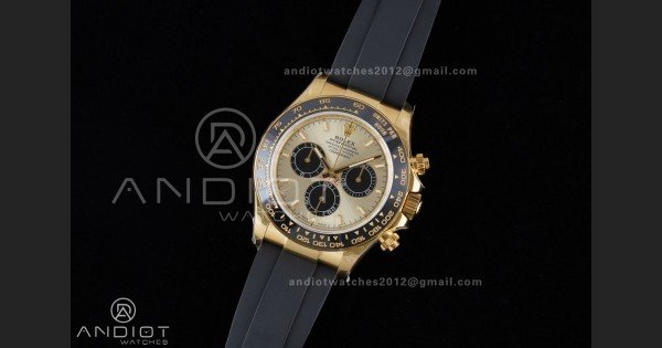 Daytona 126518 QF 1:1 Best Edition YG Dial on Oysterflex Strap QF4131 V10 (Gain Weight)