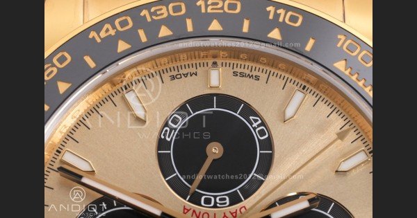 Daytona 126518 VSF 1:1 Best Edition YG/Black Dial on Oysterflex Strap DD4801