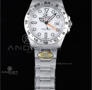 Explorer II 42mm 226570 904L SS ARF 1:1 Best Edition White Dial on Bracelet SH3285 CHS