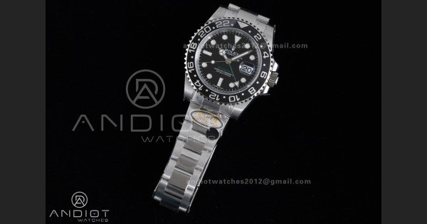 GMT Master II 116710 LN 904L SS ARF 1:1 Best Edition on Oyster Bracelet SH3285 V2