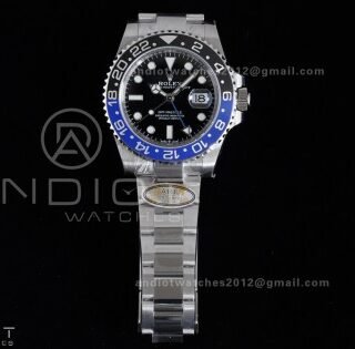 GMT Master II 126710 BLNR 904L SS ARF 1:1 Best Edition New SH3285 On Oyster Bracelet V2