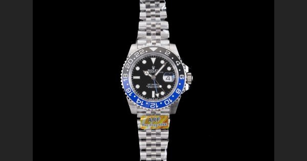 GMT-Master II 126710 BLNR Black/Blue Ceramic ARF 1:1 Batgirl Best Edition Black Dial On Jubilee Bracelet DD3285