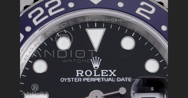 GMT-Master II 126710 BLRO Blue/Red V3 904L SS QF 1:1 Pepsi Best Edition Black Dial On Oyster Bracelet DD3285