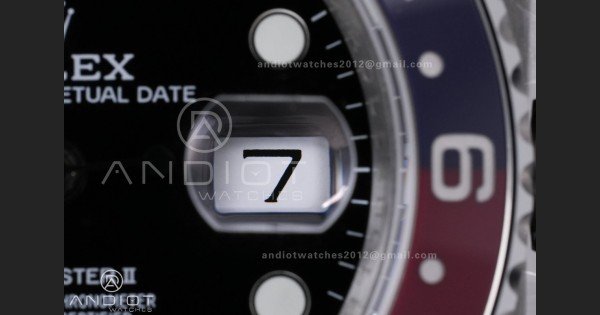 GMT-Master II 126710 BLRO Blue/Red V3 904L SS QF 1:1 Pepsi Best Edition Black Dial On Oyster Bracelet DD3285