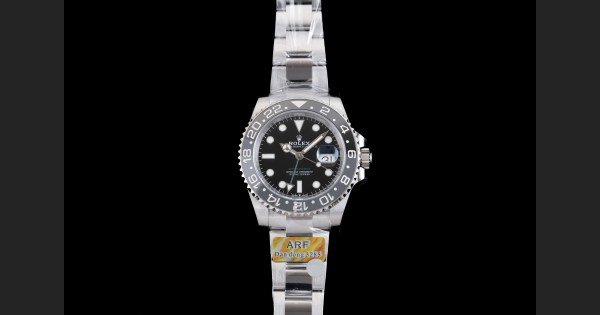 GMT-Master II 126710 GRNR Black/Gray Ceramic ARF 1:1 Bruce Wayne Best Edition Black Dial On Oyster Bracelet DD3285