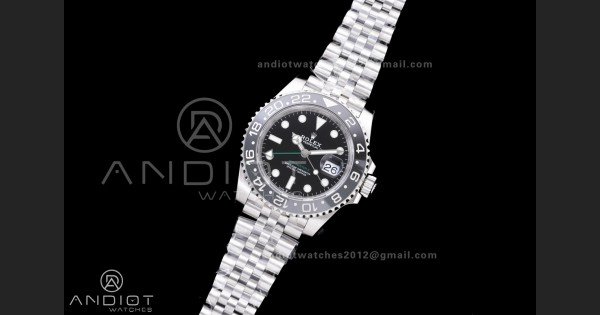 GMT-Master II 126710 GRNR Black/Gray Ceramic VSF Best Edition Bruce Wayne on Jubilee Bracelet DD3285 V3