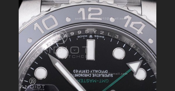 GMT-Master II 126710 GRNR Black/Gray Ceramic VSF Best Edition Bruce Wayne on Jubilee Bracelet DD3285 V3