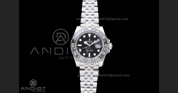 GMT-Master II 126710 GRNR Black/Gray Ceramic VSF Best Edition Bruce Wayne on Jubilee Bracelet DD3285 V3
