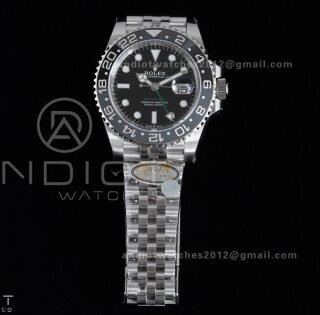 GMT-Master II 126710 GRNR Gray/Black Ceramic 904L ARF 1:1 Best Edition on Jubilee Bracelet New SH3285 V2