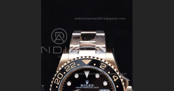 GMT Master II 126715 CHNR 904L SS ARF 1:1 Best Edition on RG Bracelet New SH3285 CHS