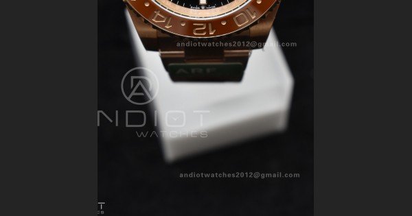 GMT Master II 126715 CHNR 904L SS ARF 1:1 Best Edition on RG Bracelet New SH3285 CHS