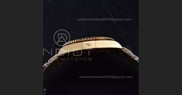 GMT Master II 126715 CHNR Gain Weight Gold Factory 1:1 Best Edition Black Dial on RG Bracelet VR3285 CHS