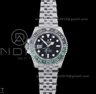 GMT-Master II 126720 VTNR 904L Steel V3 VSF 1:1 Sprite Best Edition Black Dial On Jubilee Bracelet DD3285