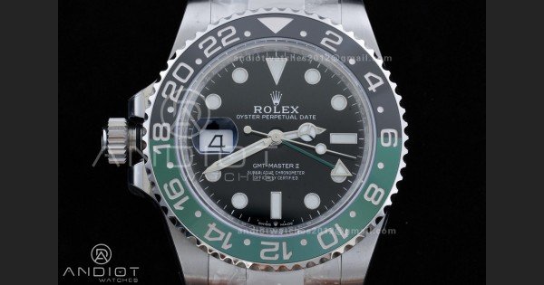 GMT Master II 126720 VTNR LHD 904L SS ARF 1:1 Best Edition on Oyster Bracelet New SH3285 V2