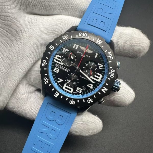 High-Quality Breitling Professional Endurance Pro X82310281B1S1 Replica – Blue Rubber Strap, Swiss Sport Chronograph Watch