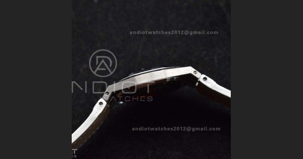 Lady Royal Oak 33mm 67651 SS/Diamond Bezel V7F 1:1 White Textured Dial On White Croco Leather Strap Ronda Quartz to AP Cal.2713