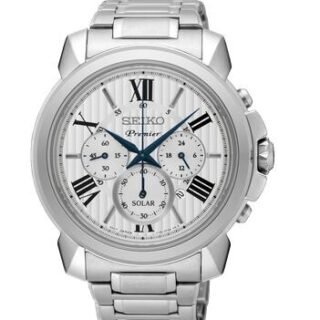 Mens Seiko Premier Solar Watches Review SSC595P1