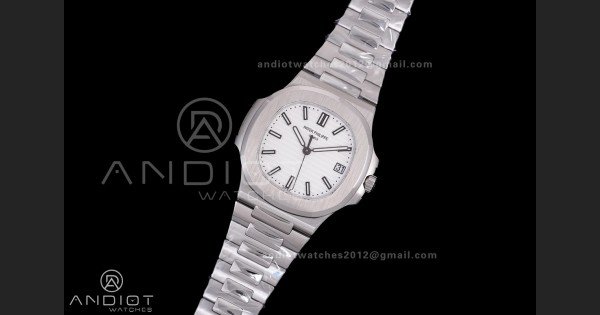 Nautilus 5711 BBF 1:1 Best Edition White Dial on SS Bracelet DD324 Super Clone