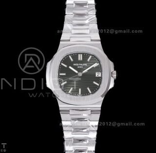 Nautilus 5711 DDF 1:1 Best Edition Green Textured Dial on SS Bracelet DD324 Super Clone