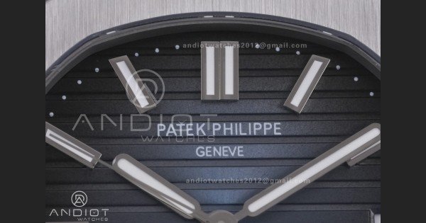 Nautilus 5711 DDF 1:1 Best Edition Old Blue Textured Dial on SS Bracelet DD324 Super Clone