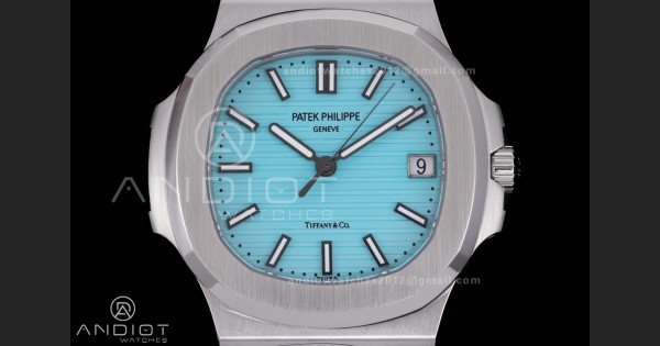 Nautilus 5711 DDF 1:1 Best Edition Tiffany Blue Dial on SS Bracelet DD324 Super Clone