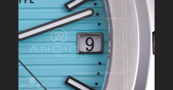 Nautilus 5711 DDF 1:1 Best Edition Tiffany Blue Dial on SS Bracelet DD324 Super Clone