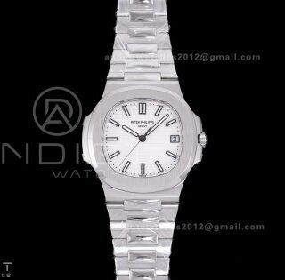 Nautilus 5711 DDF 1:1 Best Edition White Textured Dial on SS Bracelet DD324 Super Clone