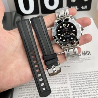 Omega Replica Watch Seamaster James Bond 007 Black Dial VS Factory 42mm - Đồng Hồ Replica 1:1