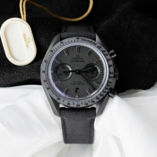 Omega Replica Watch Speedmaster Black Ceramic OM Factory 44mm - Đồng Hồ Replica 1:1