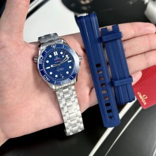 Omega Replica Watches Seamaster Blue Dial VS Factory 42mm - Đồng Hồ Replica 1:1