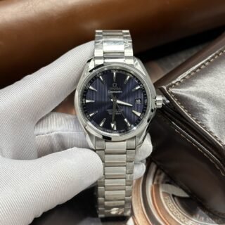 Omega Seamaster Replica Watches Blue Dial VS Factory 41mm - Đồng Hồ Replica 1:1