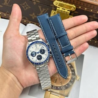 Omega Speedmaster Silver Snoopy 50th Anniversary Best Replica Watch New 2025 42mm - Đồng Hồ Replica 1:1