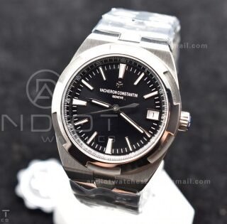 Overseas 4500V SS ZF 1:1 Best Edition Black Dial on SS Bracelet A5100