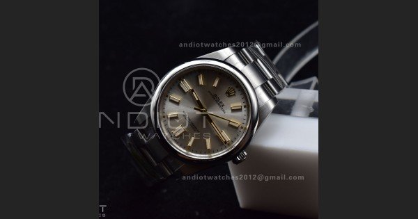 Oyster Perpetual 124300 41mm Clean 1:1 Best Edition 904L Steel Silver Dial VR3230