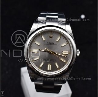 Oyster Perpetual 124300 41mm DIWF 1:1 Best Edition 904L Steel Silver Dial A3230