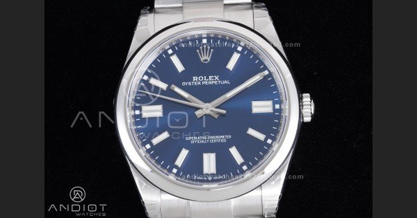 Oyster Perpetual 124300 41mm VSF 1:1 Best Edition 904L Steel Blue Dial DD3230 V2