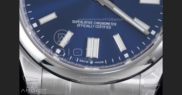 Oyster Perpetual 124300 41mm VSF 1:1 Best Edition 904L Steel Blue Dial DD3230 V2