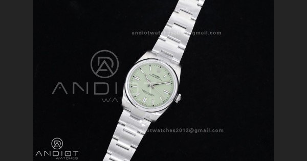 Oyster Perpetual 126000 36mm KRF 1:1 Best Edition 904L Steel Pistachio Dial VR3230