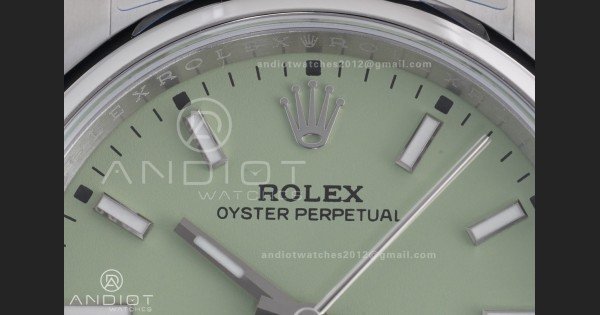 Oyster Perpetual 126000 36mm KRF 1:1 Best Edition 904L Steel Pistachio Dial VR3230